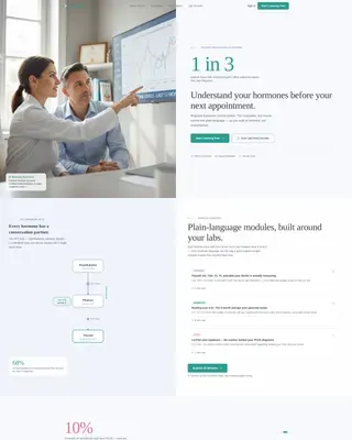 Endocrinology Medicine Specialist Booking Website Template