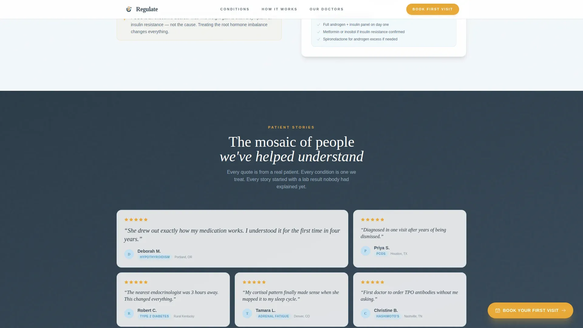 Endocrinology Medicine Booking Website Template