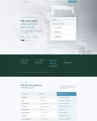 Dental Clinic Booking Website Template