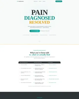 Endodontist Complete Booking Website Template