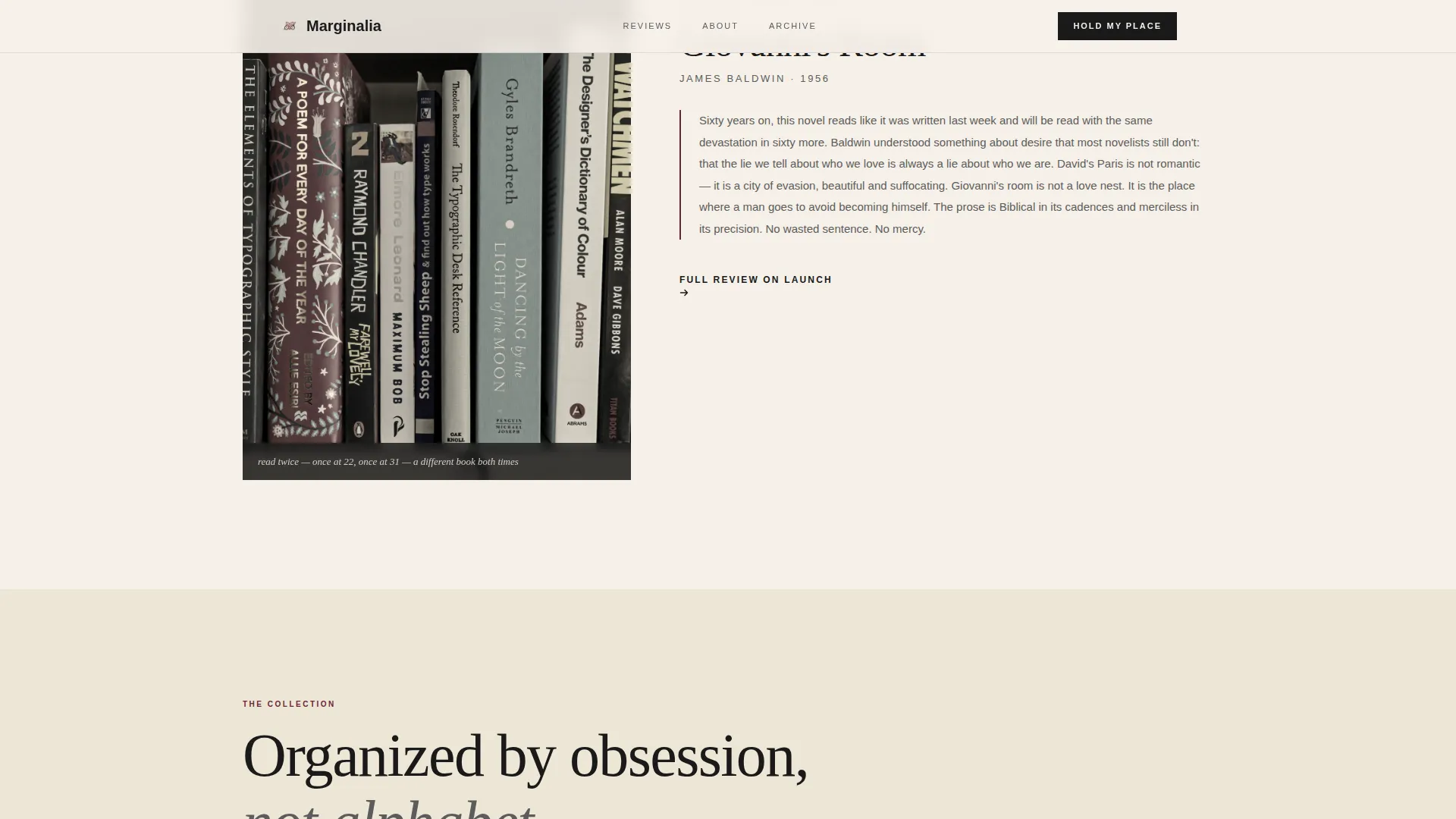 Book Reviews & Literary Criticism Content Specialist Booking Website Template