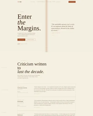 Book Reviews & Literary Criticism Content Booking Website Template