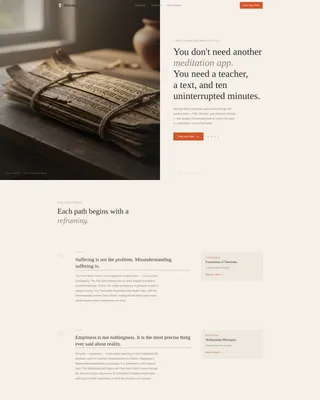 Philosophy & Spirituality Blog Blog Website Template