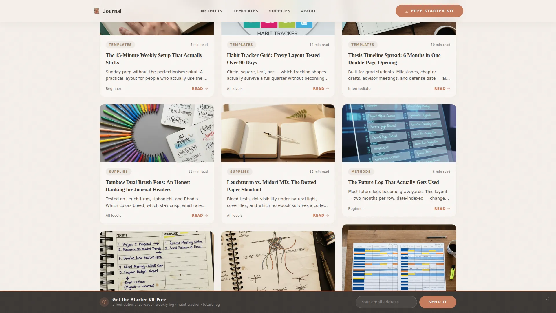 Craft & Hobby Blog Specialist Blog Website Template