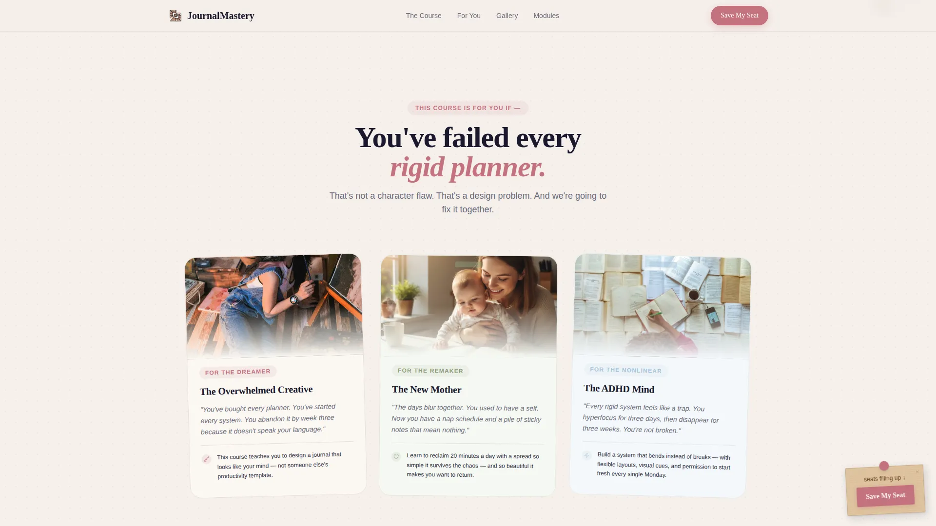 Craft & Hobby Blog Pre-Launch Website Template