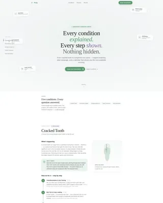 Endodontist Specialist Booking Website Template