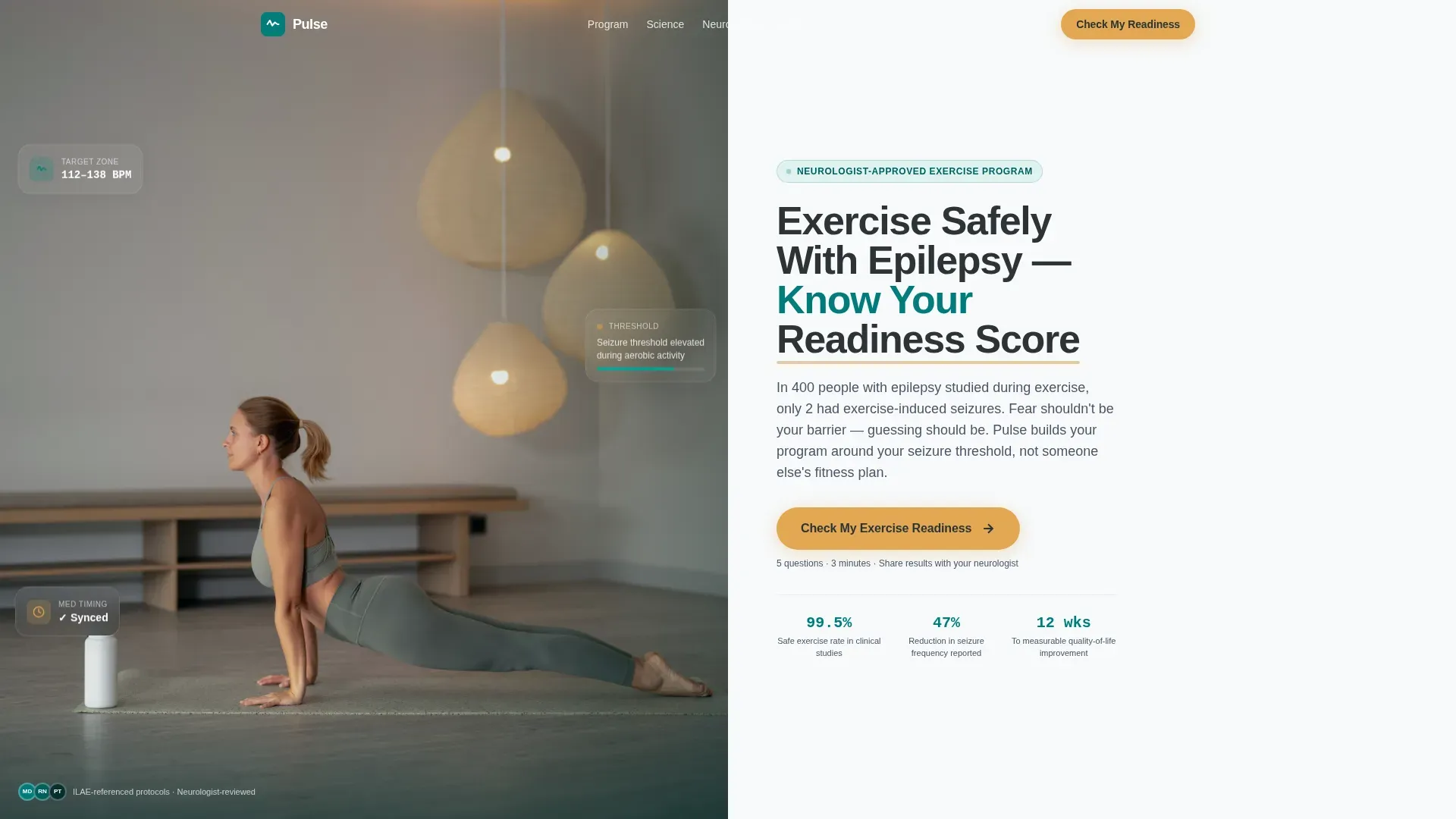 Epilepsy Care Specialist Professional Website Template
