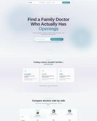 Family Doctor Comparison Website Template