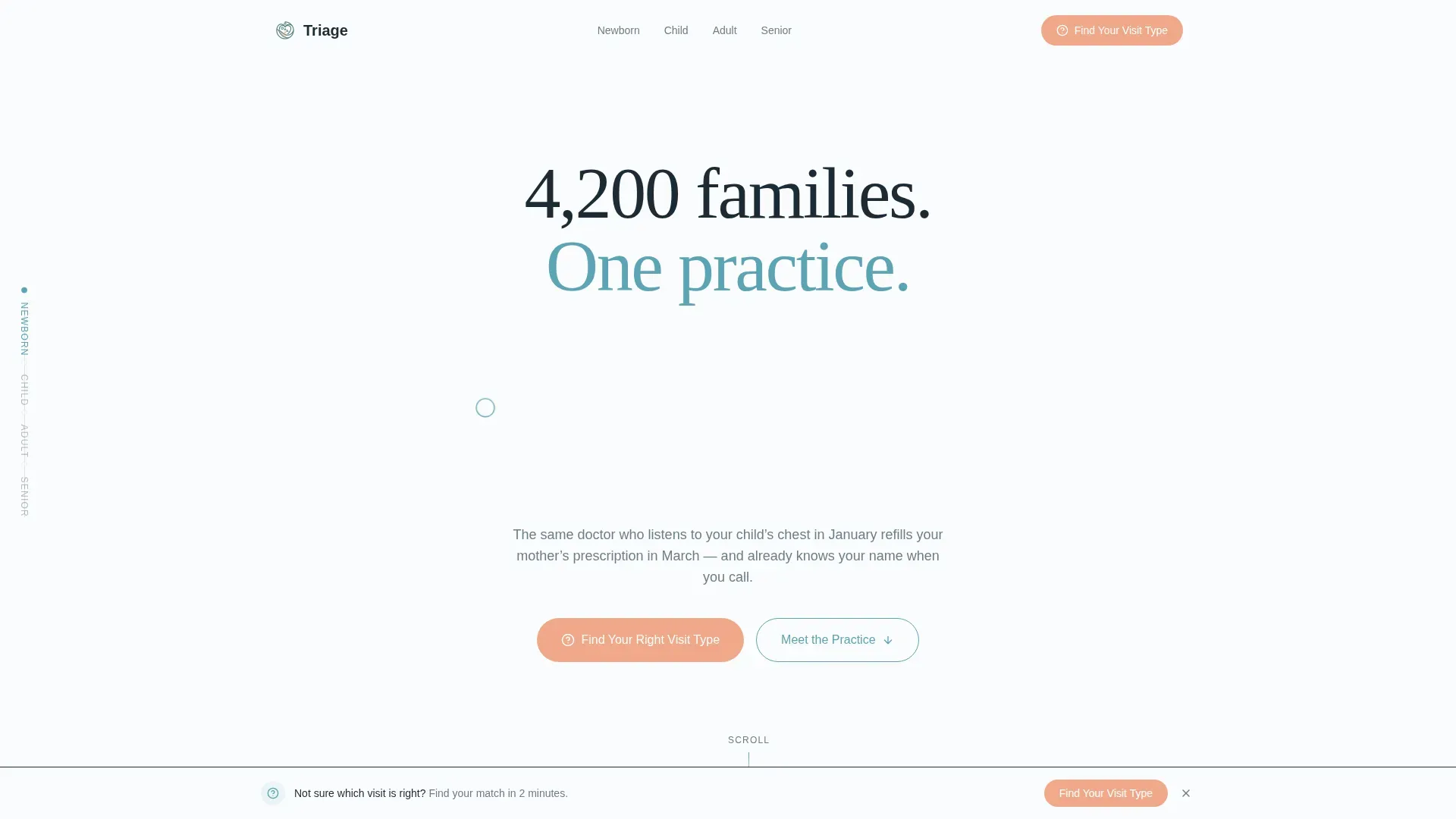 Practice Hub Landing page Template