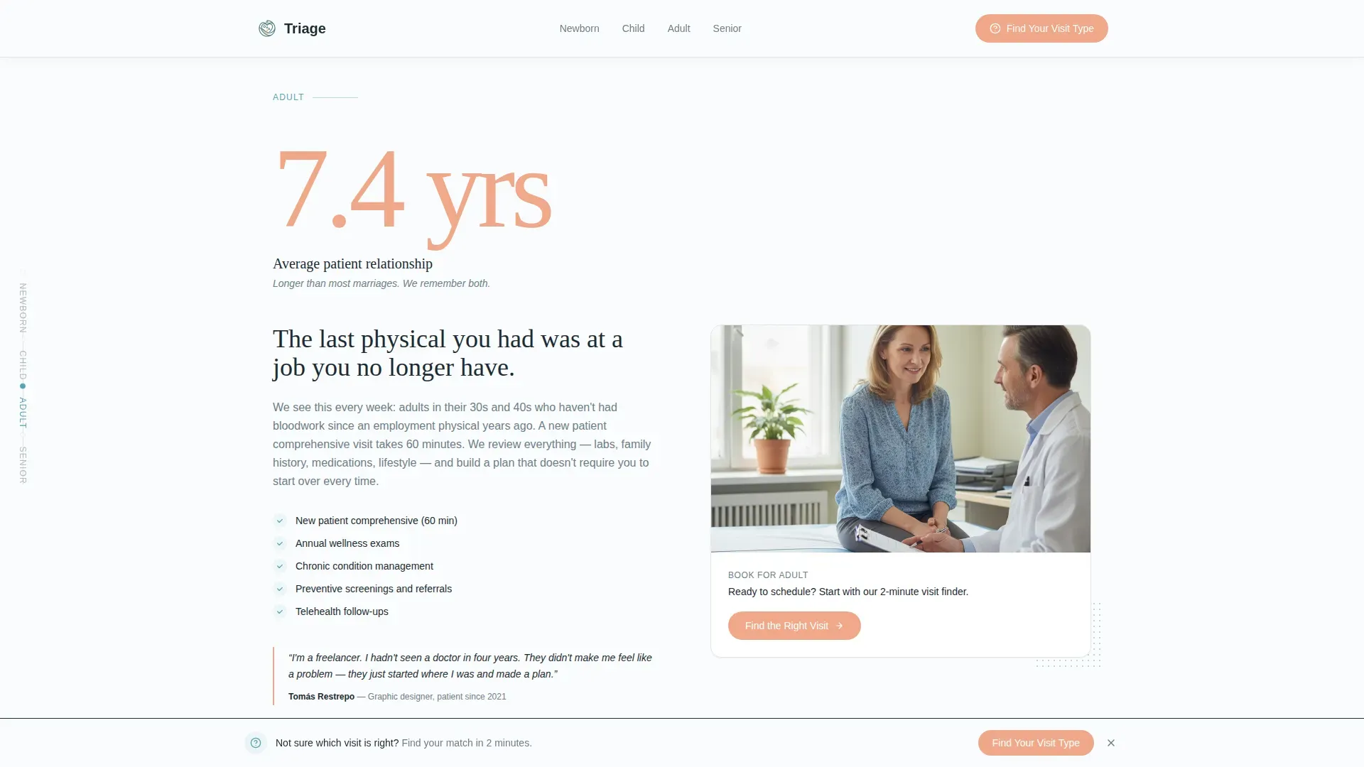 Practice Hub Landing page Template