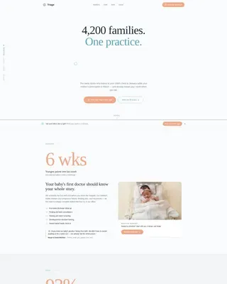 Practice Hub Landing page Template