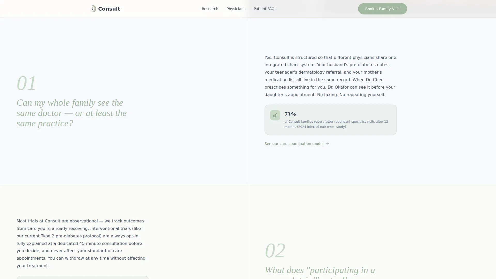 Research Center Landing page Template