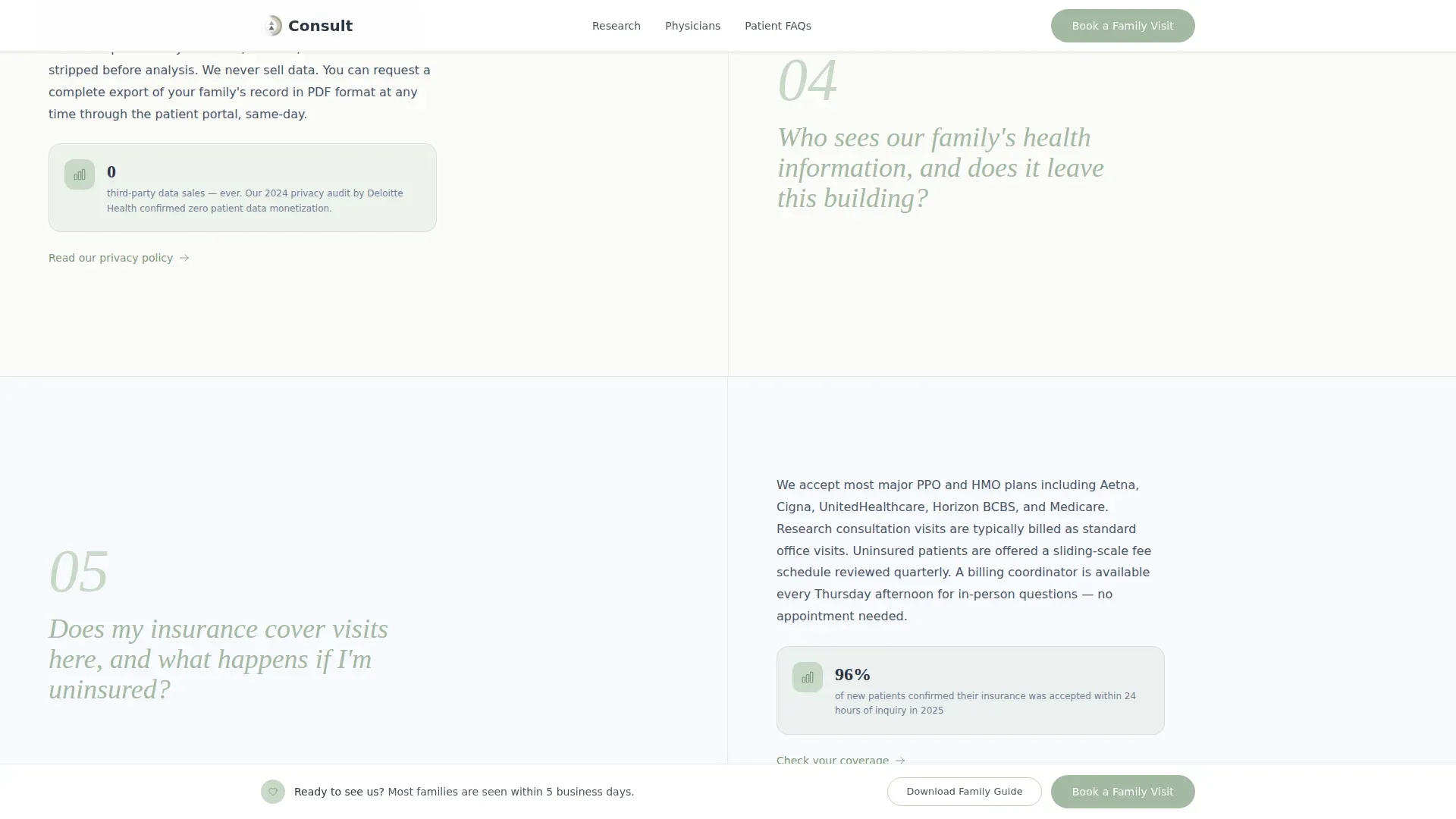 Research Center Landing page Template