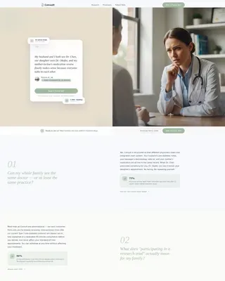 Research Center Landing page Template