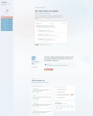 Family Medicine Community Landing Page Template