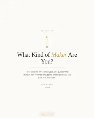 Artisan Candlemaking | Free Website Template | Rocket