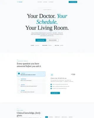 Family Medicine Medicine Booking Website Template