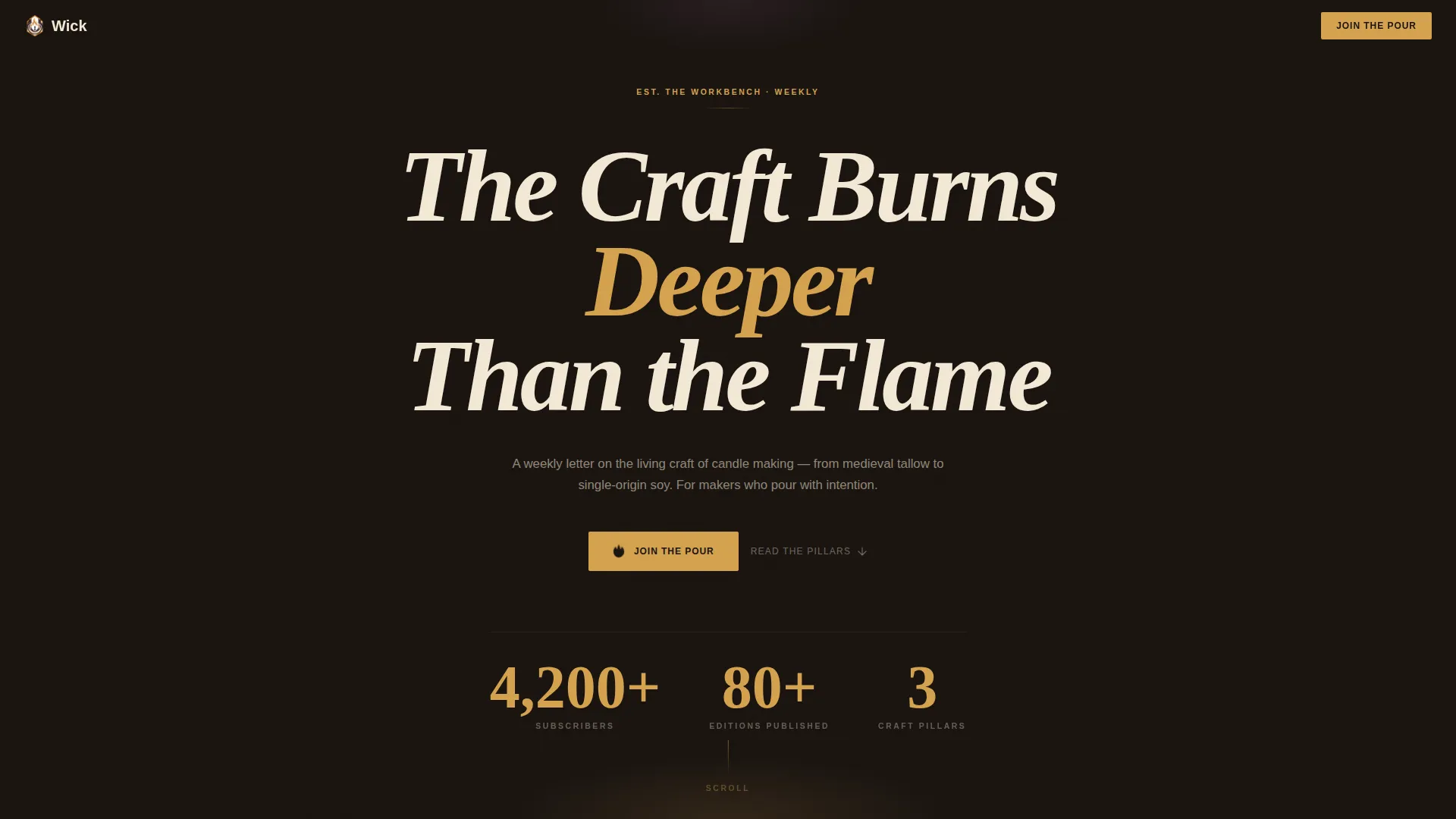 Timeless Candlemaking | Free Website Template | Rocket