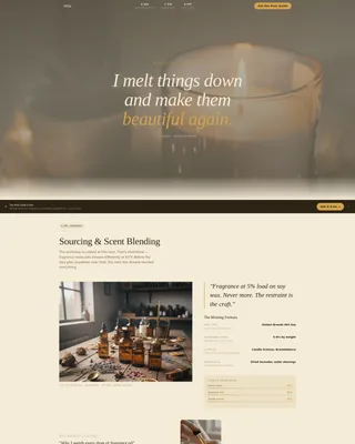 Expert Wax Artistry | Free Website Template | Rocket