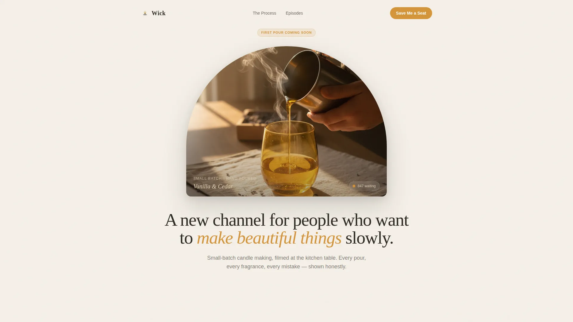 Mastercraft Candle Artistry | Free Website Template | Rocket