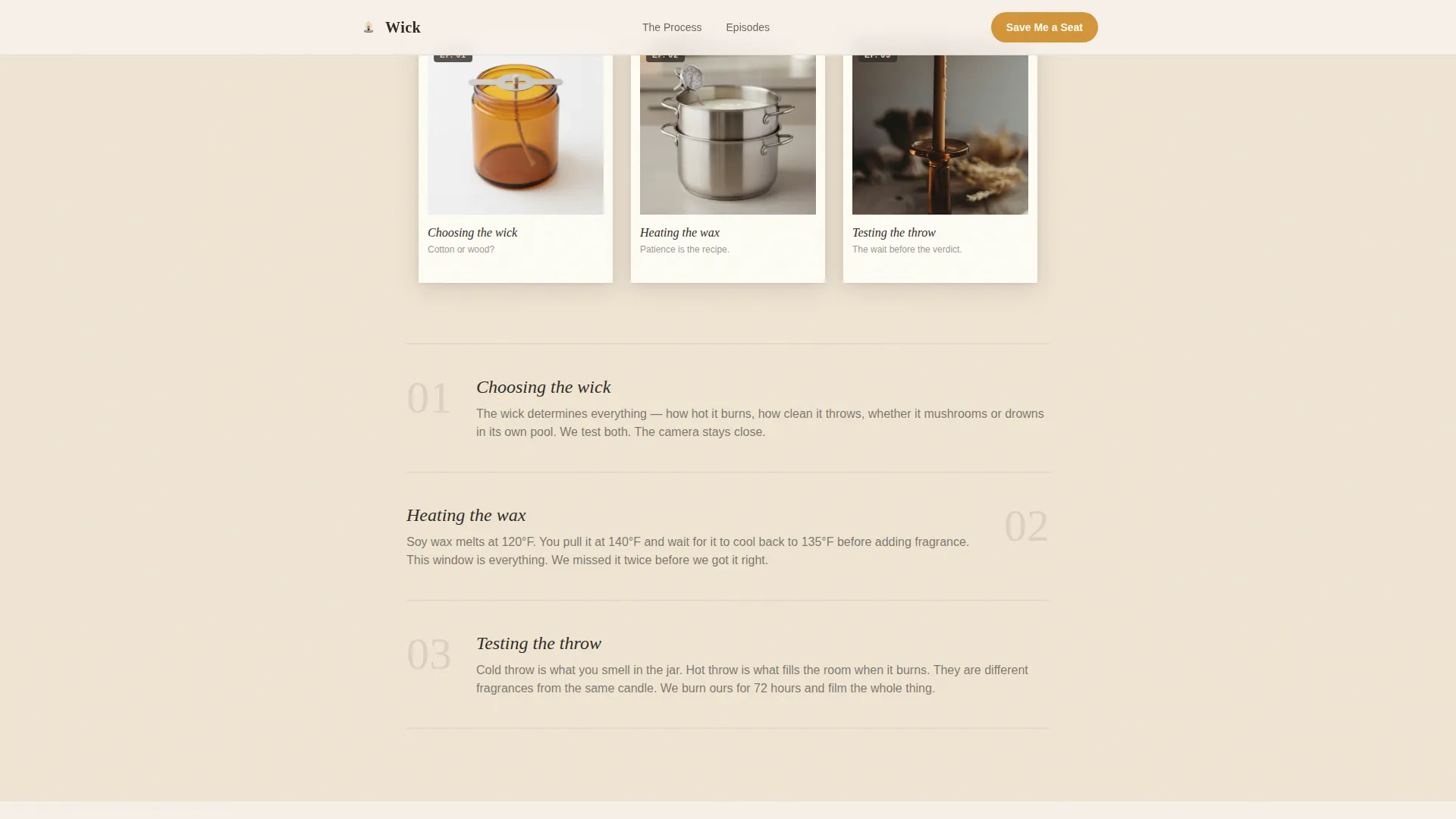 Mastercraft Candle Artistry | Free Website Template | Rocket