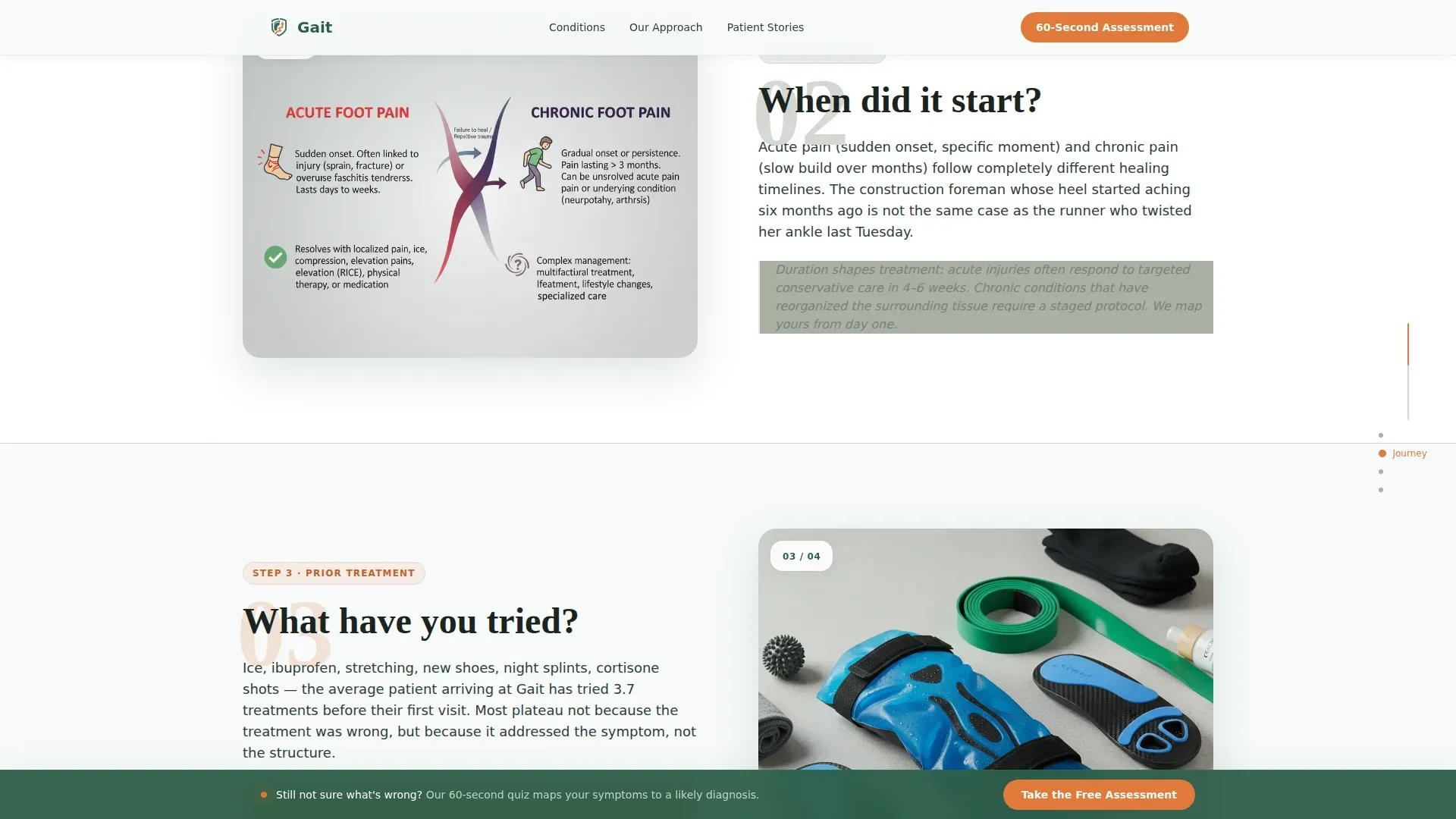 Foot & Ankle Specialist Landing Page Template