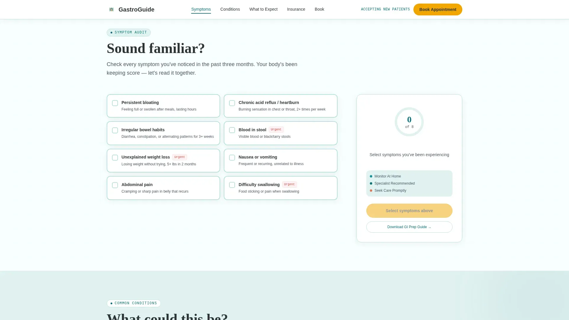 Appointment Booking Landing page Template