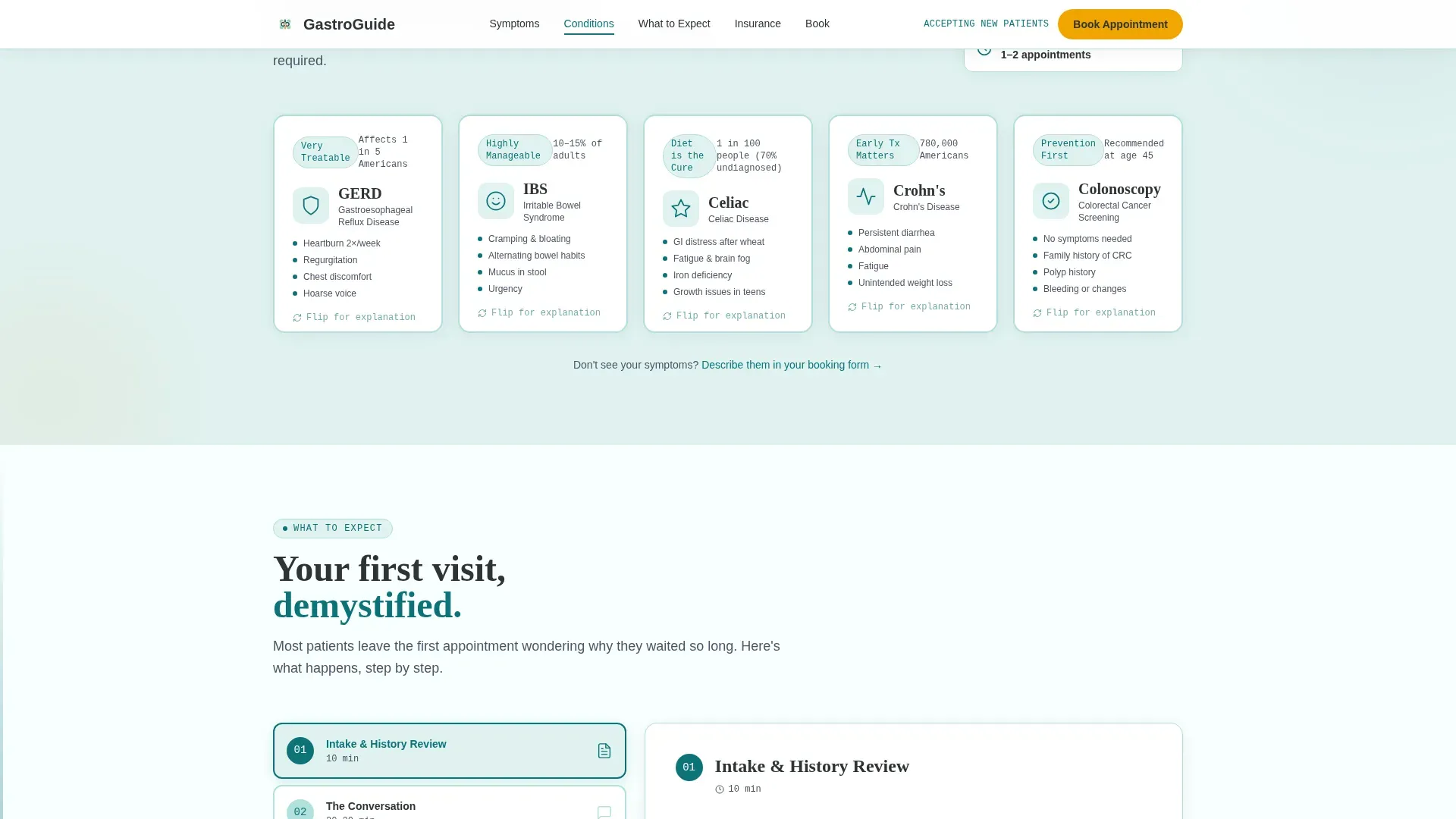 Appointment Booking Landing page Template