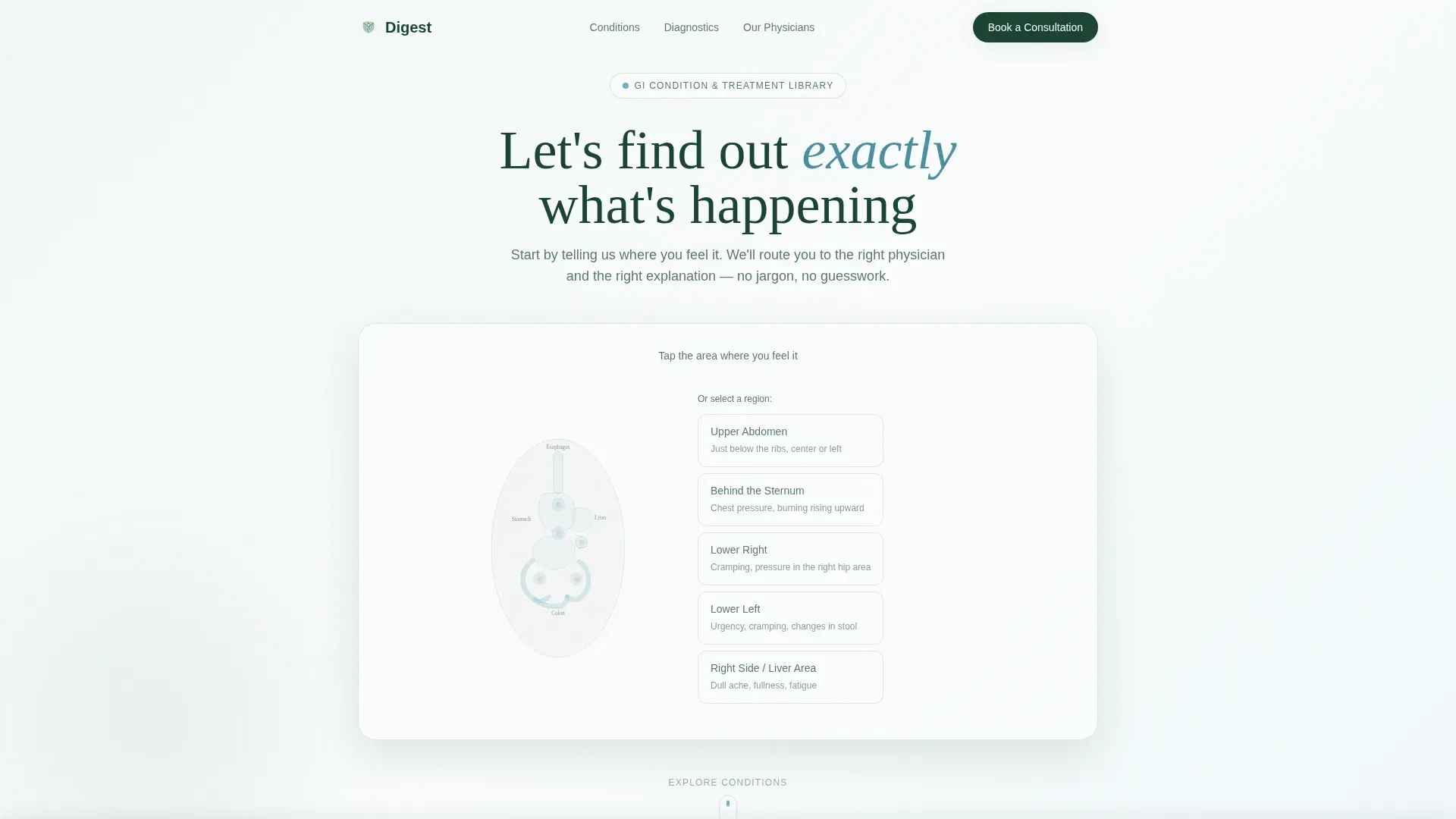 Gastroenterology Landing page Template