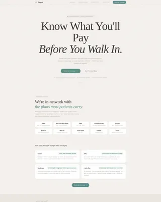 Billing Services Landing page Template
