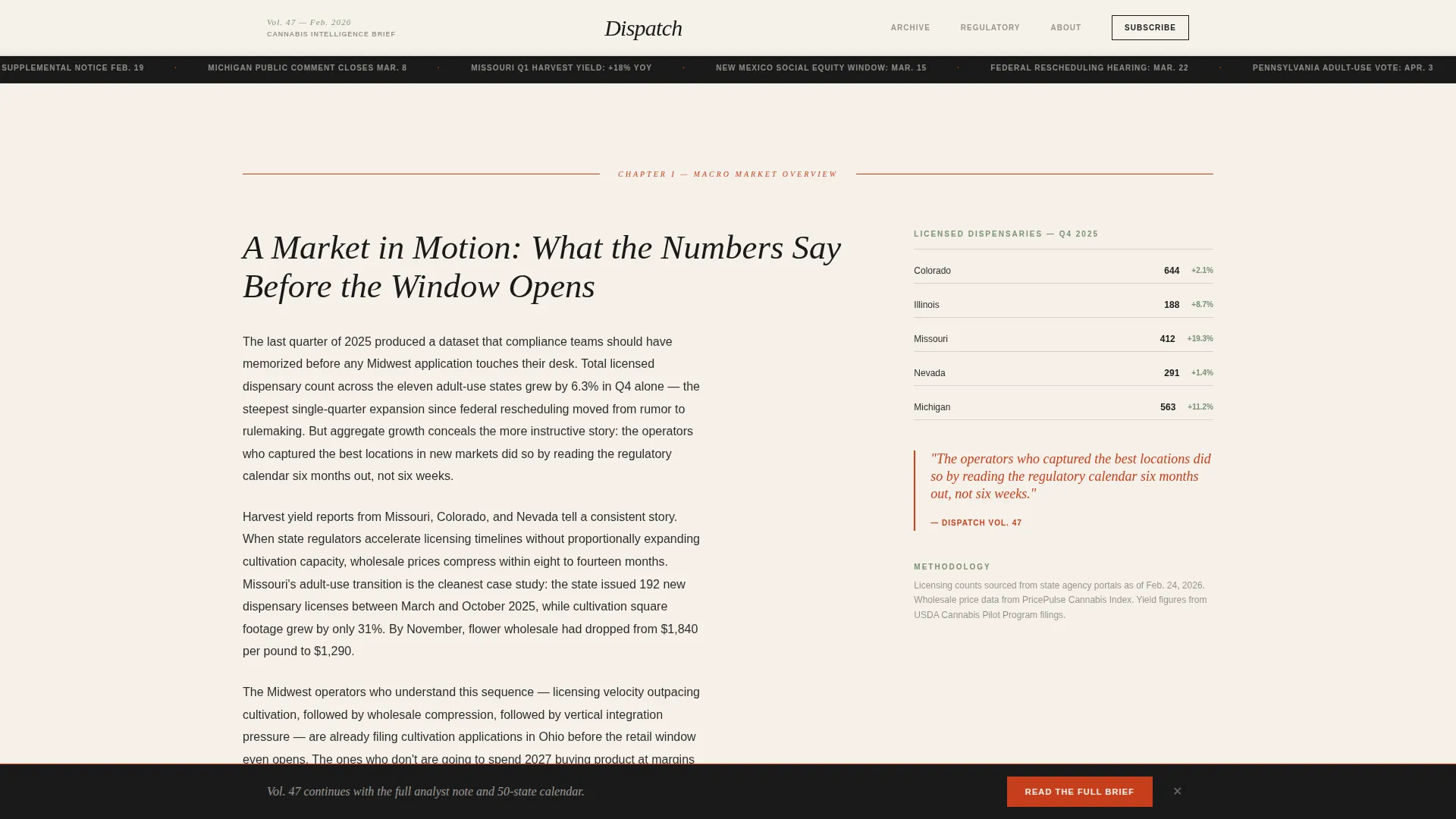 Cannabis Blog & Media Privacy Policy Website Template