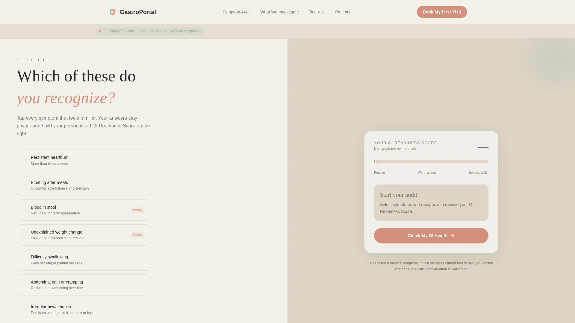 Patient Portal Landing page Template