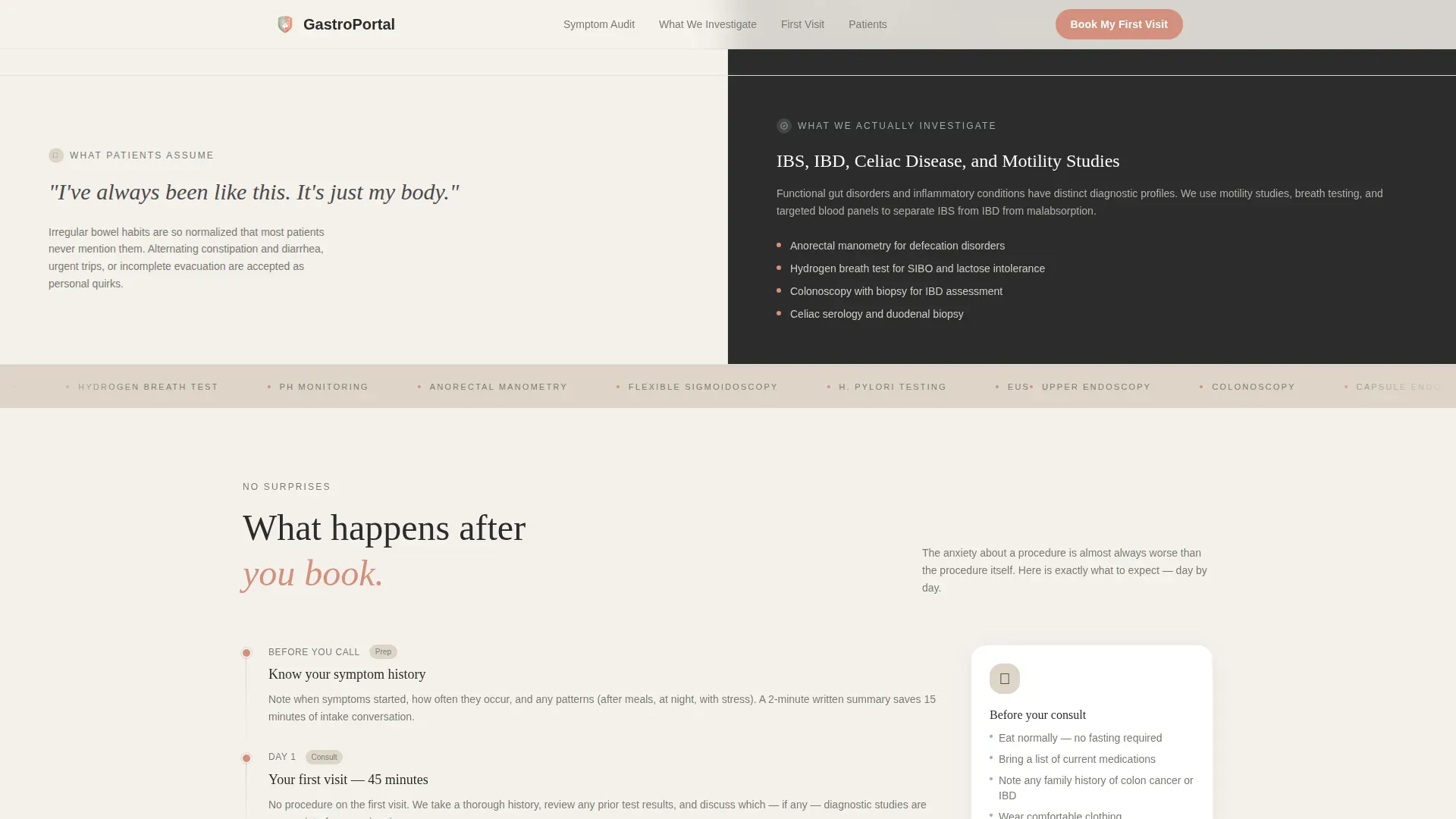 Patient Portal Landing page Template