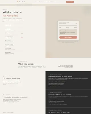 Patient Portal Landing page Template