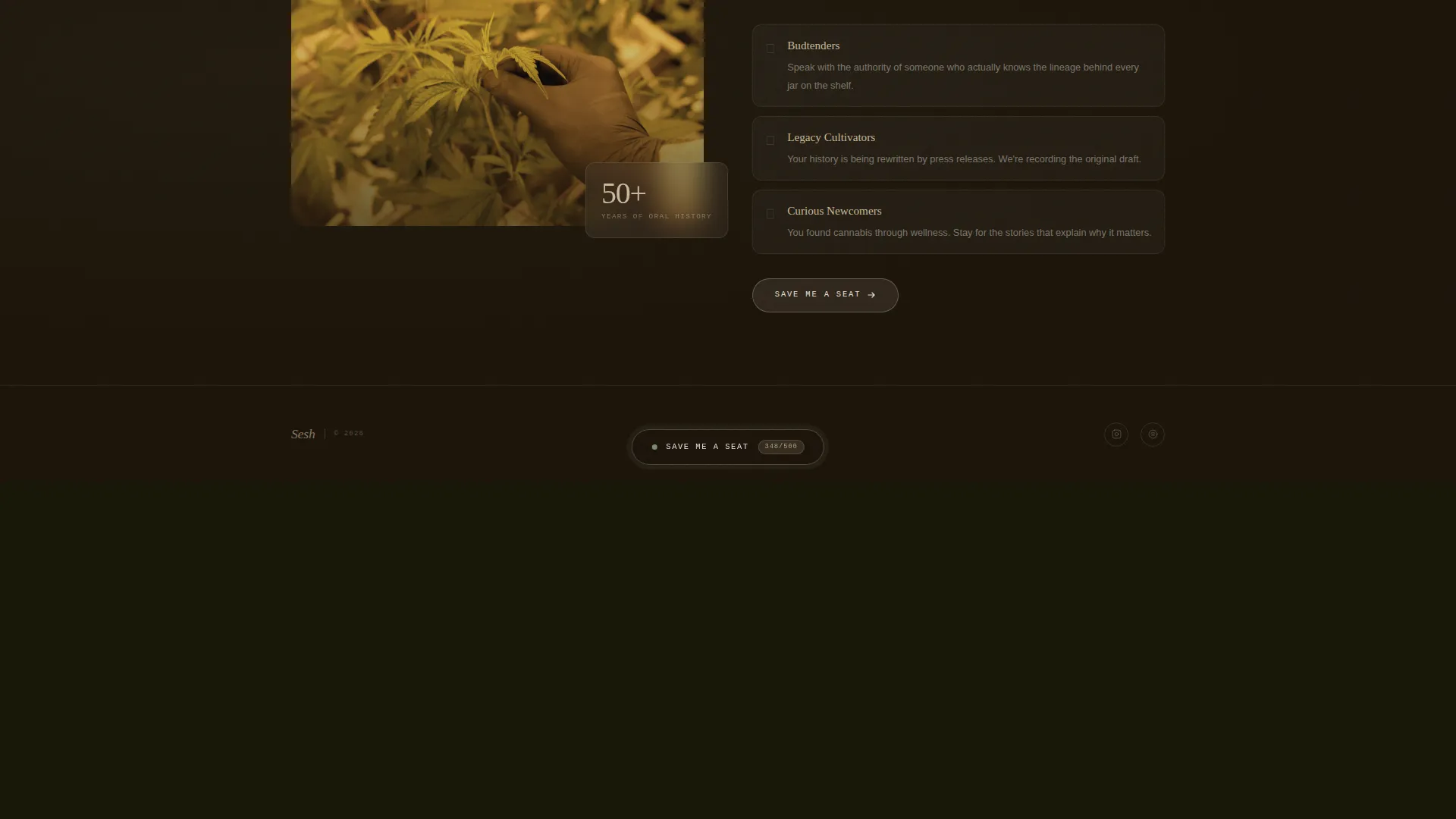 Cannabis Blog & Media Pre-Launch Website Template