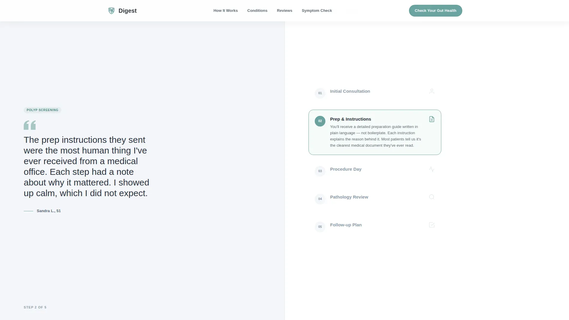 Practice Consultation Landing page Template