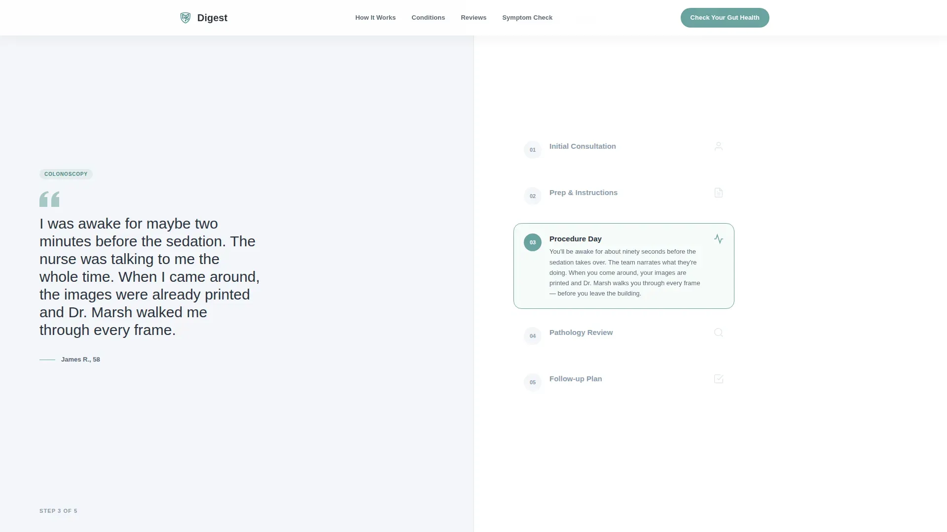 Practice Consultation Landing page Template