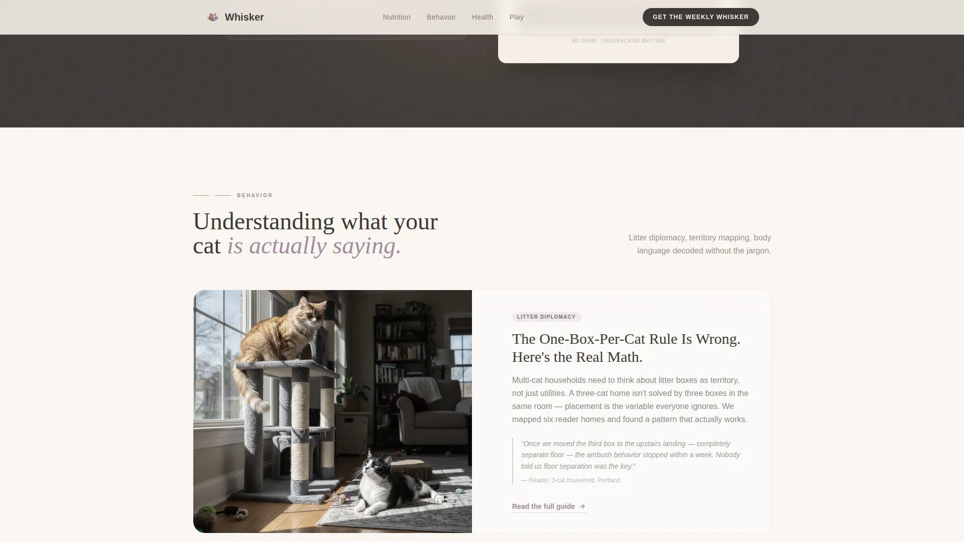 Pet & Animal Blog Blog Website Template