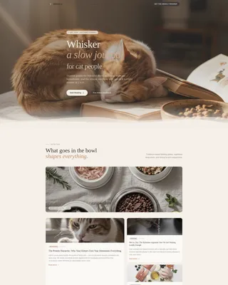 Pet & Animal Blog Blog Website Template
