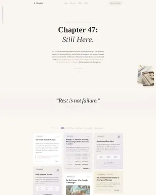 Health & Wellness Blog Blog Website Template