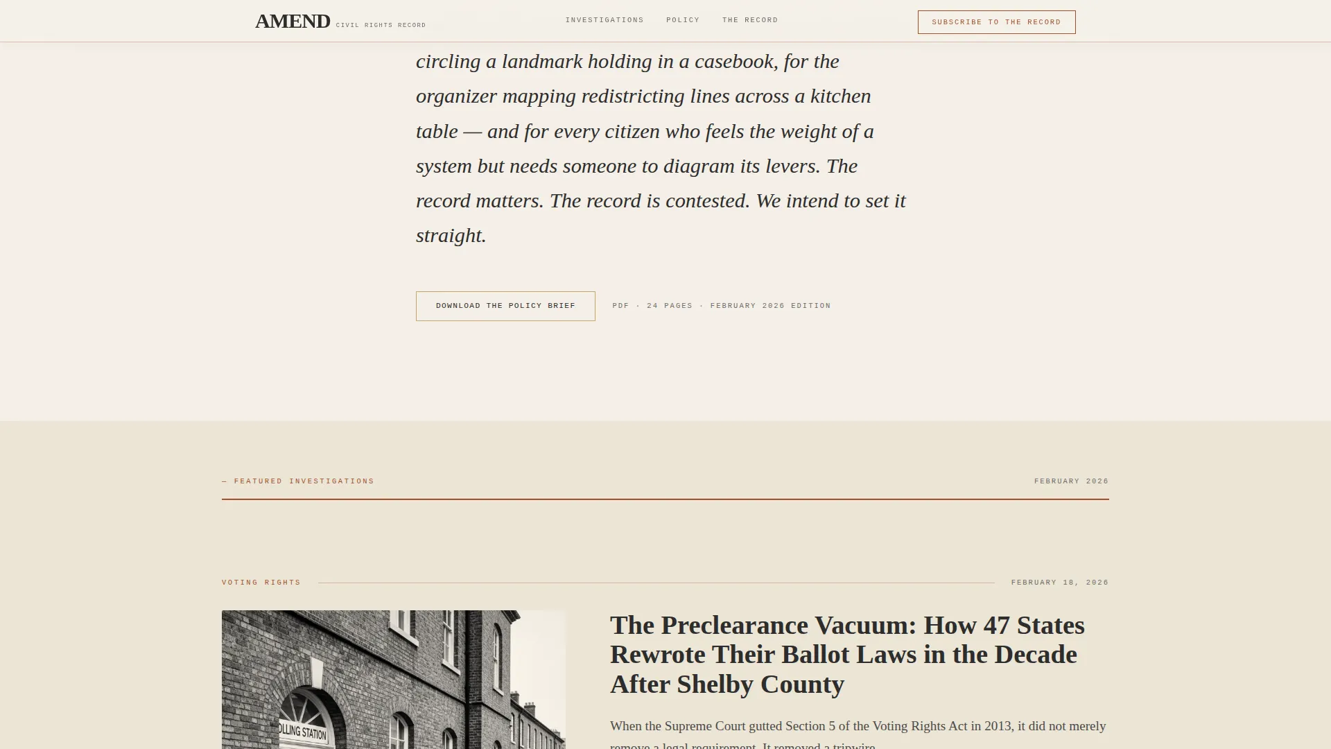 Legal & Policy Blog Reviews Website Template