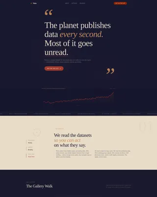 Climate & Sustainability Newsletter Pre-Launch Website Template