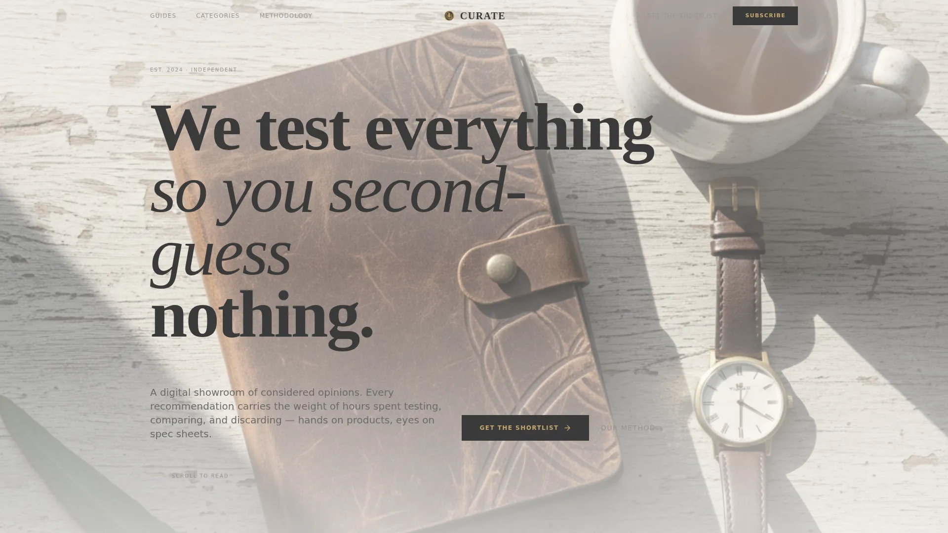 Review & Comparison Site Blog Website Template