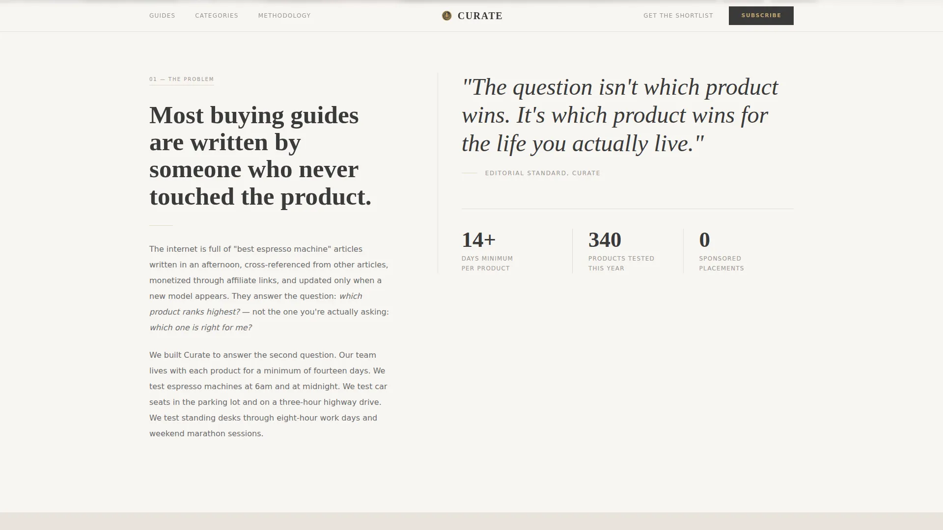 Review & Comparison Site Blog Website Template