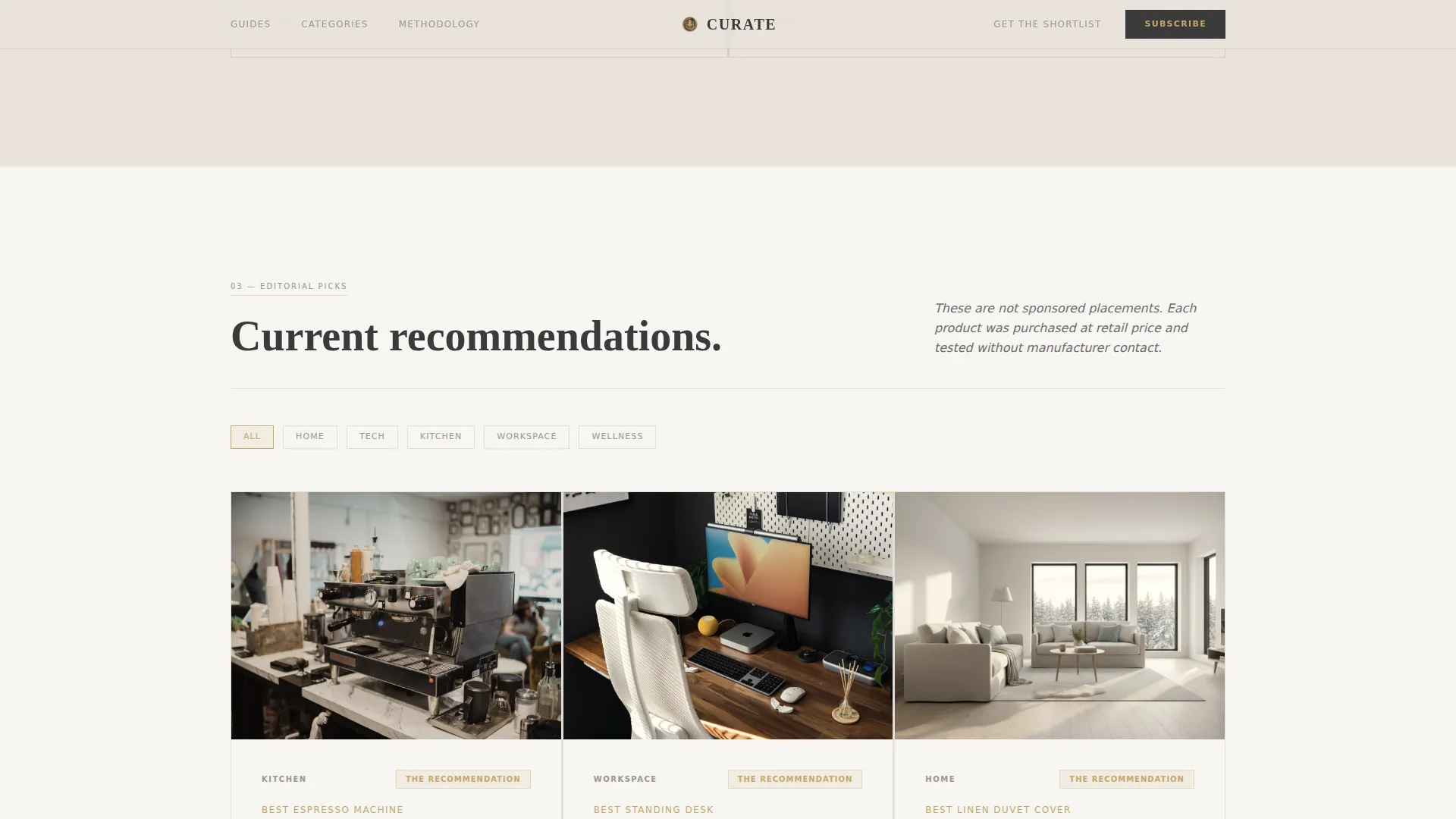Review & Comparison Site Blog Website Template