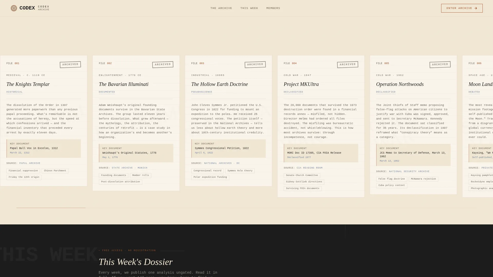 Conspiracy Theory Analysis Content Professional Website Template