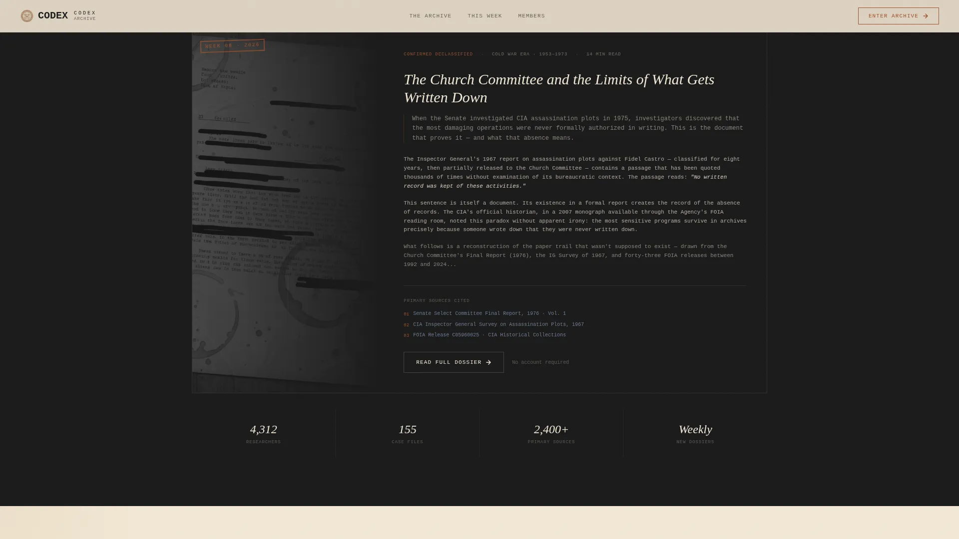 Conspiracy Theory Analysis Content Professional Website Template