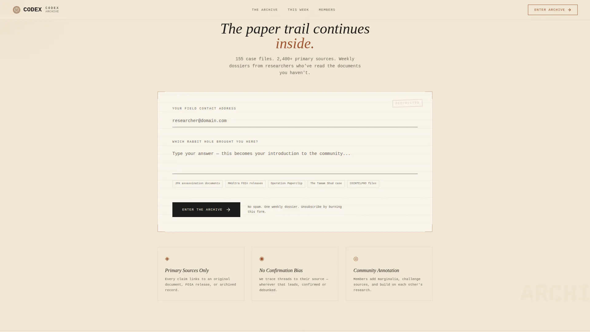 Conspiracy Theory Analysis Content Professional Website Template