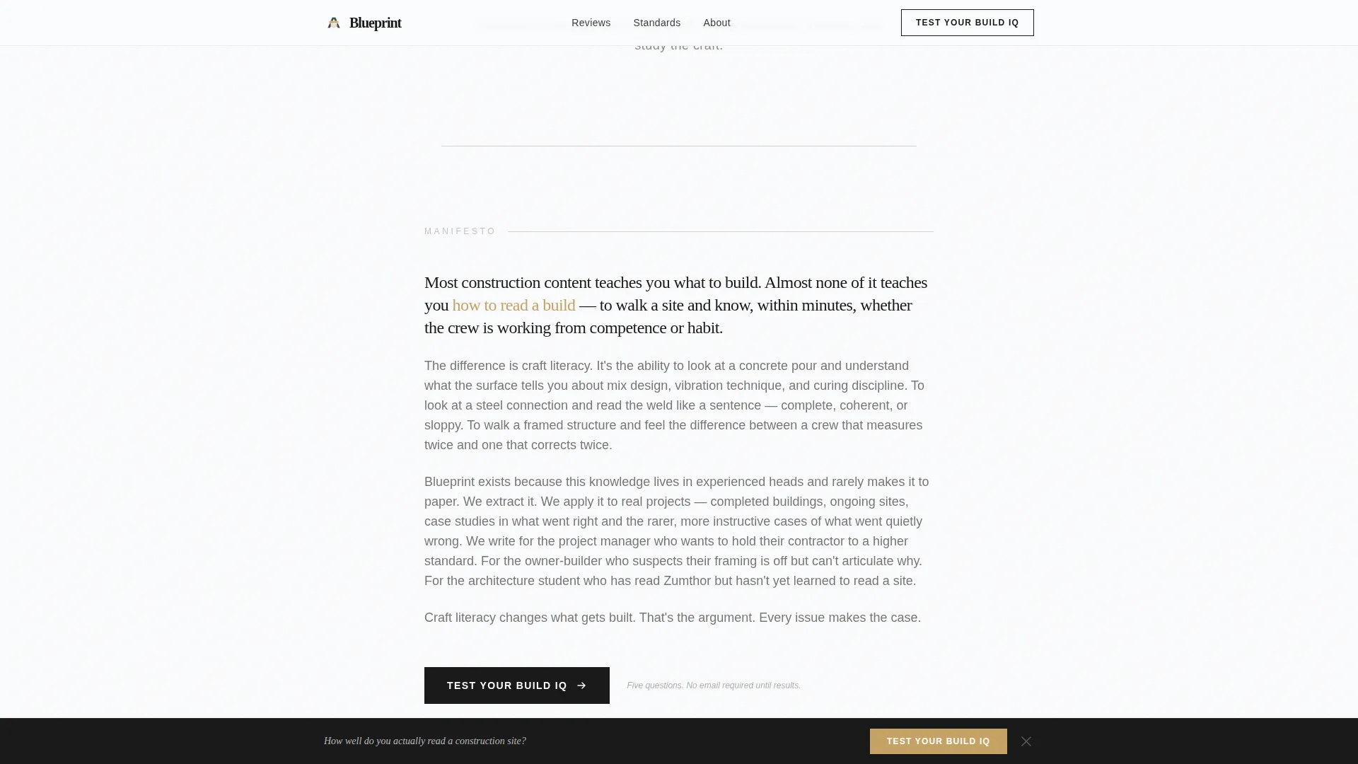 Construction Blog & Media Reviews Website Template