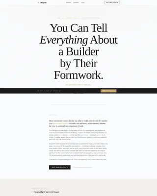 Construction Blog & Media Reviews Website Template